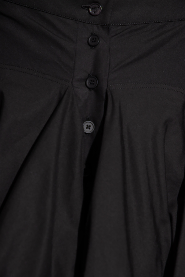 Black Cotton mini skirt Alaïa - SchaferandweinerShops Indonesia